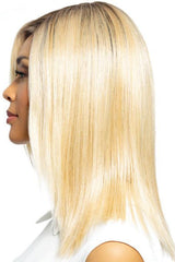 24/102/R12 Gold Blonde with Platinum Highlights with Gold Brown Roots