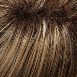 102S8 pale platinum blonde rooted w/ medium brown