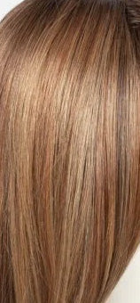 33-32-r4 dark auburn blended with dark brown and dark roots