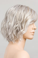 silver blonde rooted