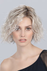 silver blonde rooted