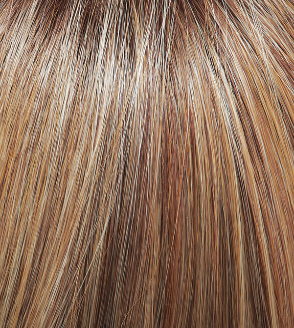 FS26/31medium natural red brown w/ medium red golden blonde bold highlights