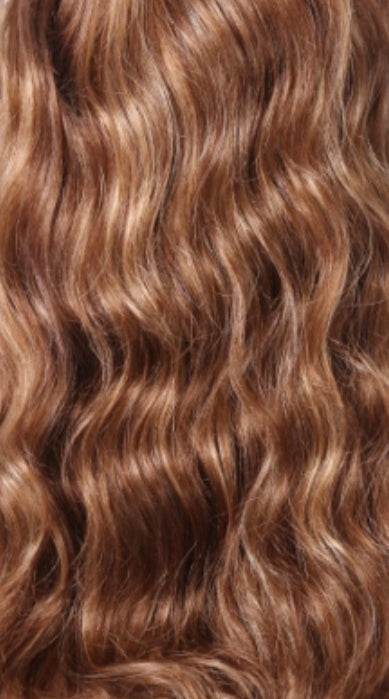 FS27 medium red-gold blonde w/ golden blonde bold highlights