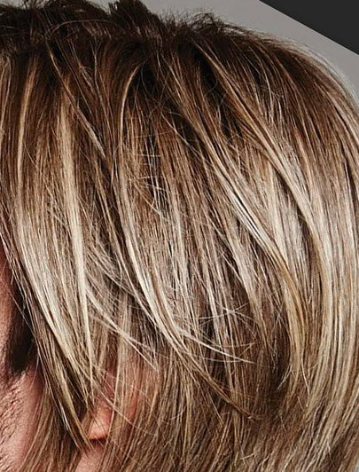 M12-22SS rooted dark brown ash blonde HL