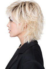 24/102/R12 Gold Blonde with Platinum highlights with Gold Brown roots