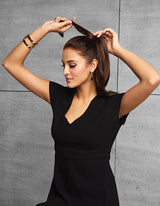 12" simply straight pony