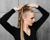 25" Straight Wrap around ponytail HD