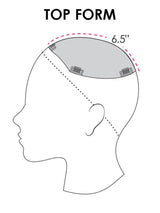 TOP FORM 6-8" HUMAN HAIR