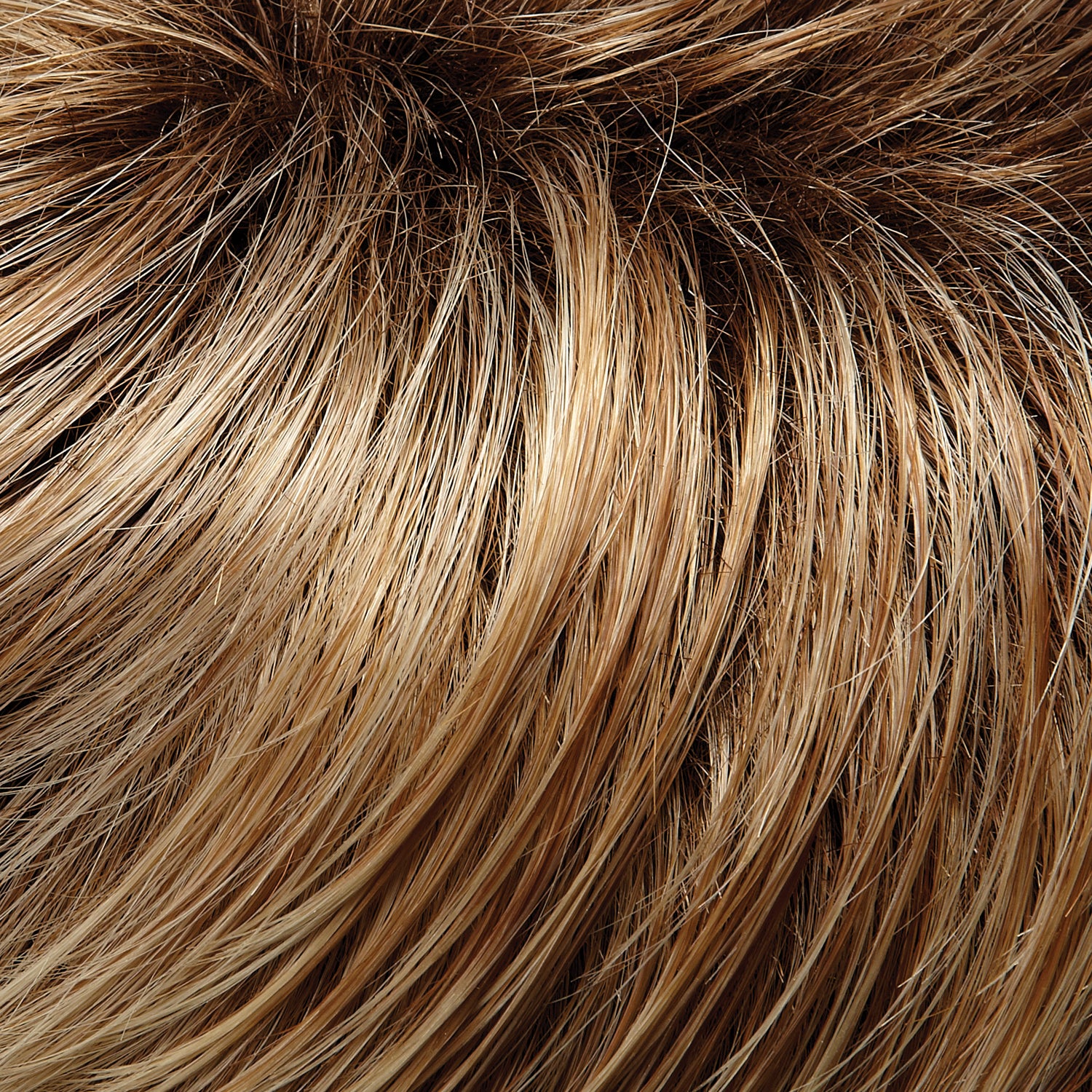 27T613S8 SHADED SUN Strawberry Blonde/Warm Platinum Blonde Blend, Shaded with Medium Brown