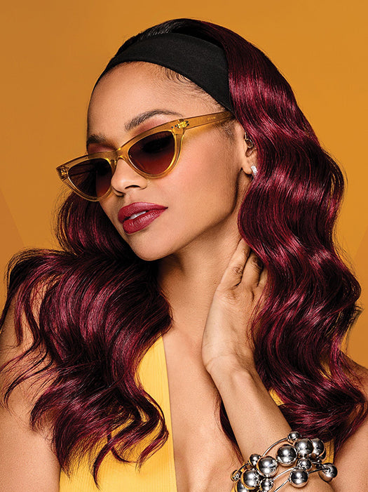 20″ Wavy Waves Headband Wig