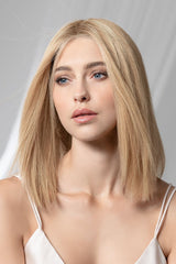 sandy blonde rooted