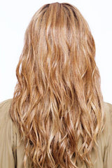 14/26/R10 Red Blonde with Gold Blonde highlights and Light Brown roots